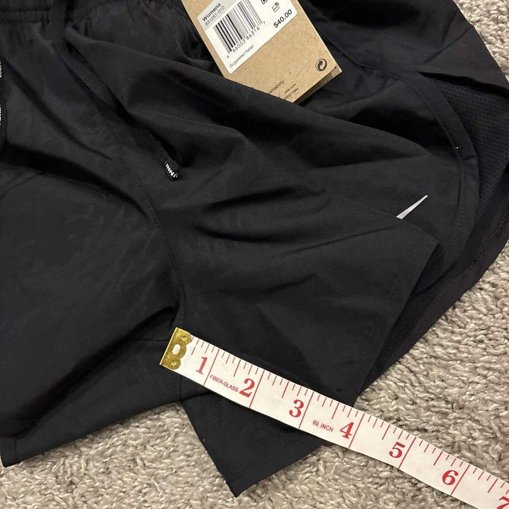 NEW Nike Tempo Women's Sz XS Brief-Lined Running Shorts Black 831281-010 NEW